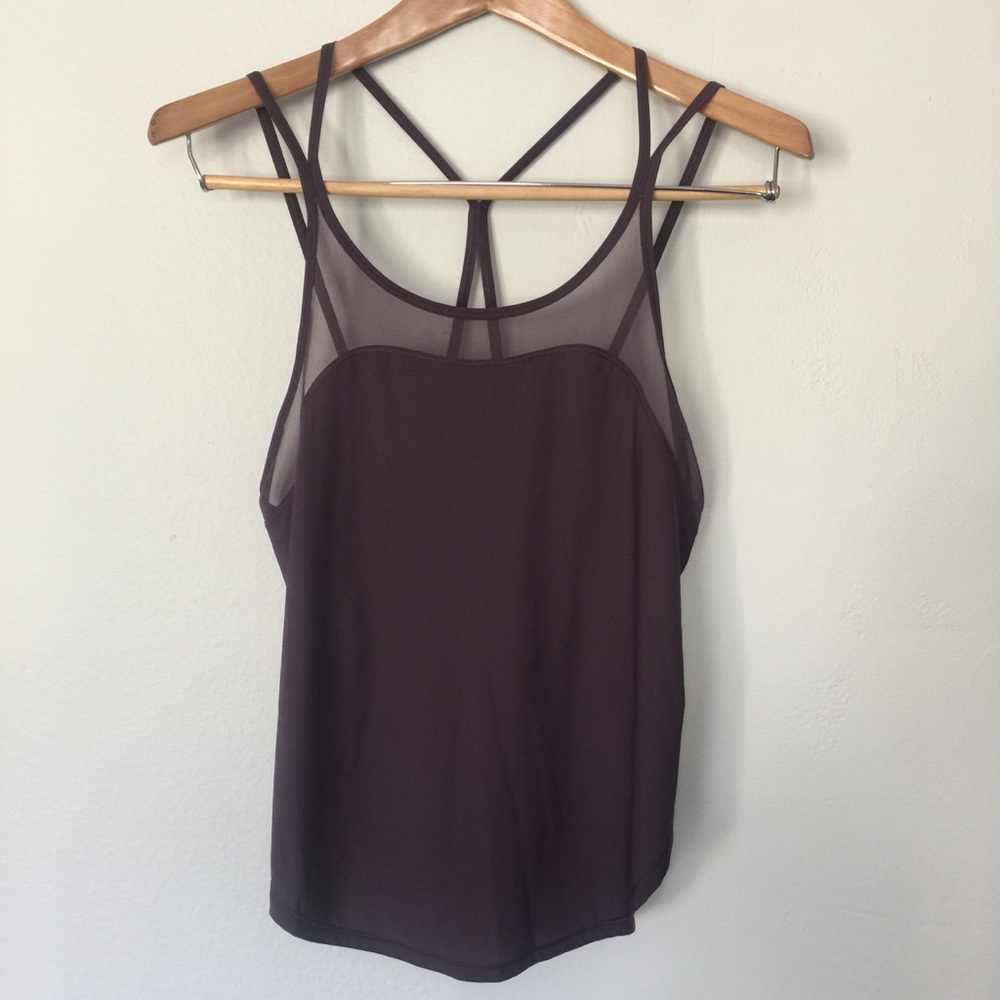 Lululemon Athletics Mesh Racer Tank Top Flyaway